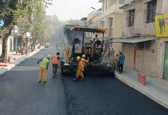 惠州沥青道路摊铺施工